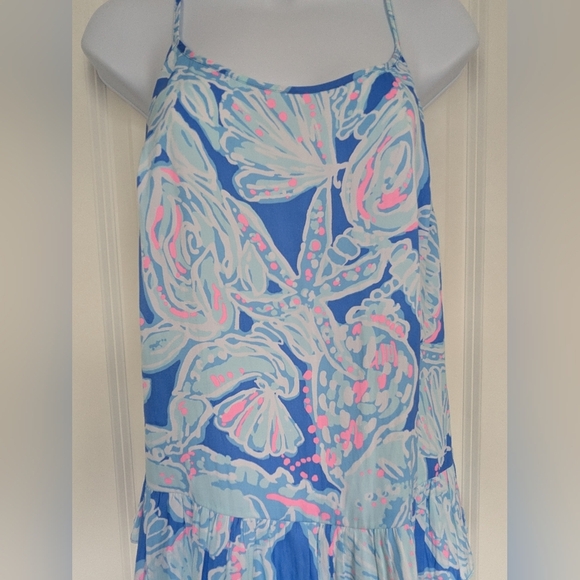 Lilly Pulitzer Coral Top Into The Deep Size Small - Picture 4 of 8